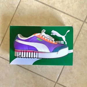 Puma Women’s Roma Amor Logo Platform Sneaker